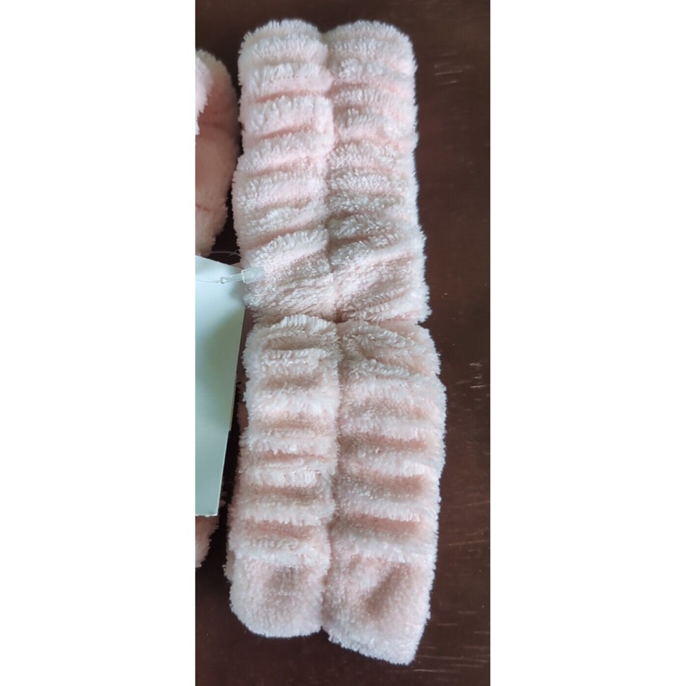 Pair Microfiber Wrist Wash Bands Set Soft Spa Face Absorbent Wristbands